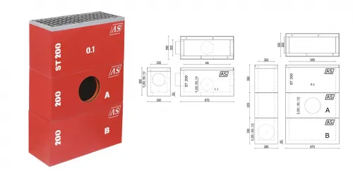 Studzienka AS-ST200 | Studzienki wielofunkcyjne AS PPH -