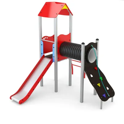 Zestaw zabawowy 0202 Kolekcja STEEL plac zabaw pliki cad, dwg