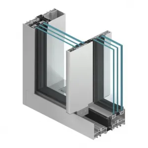 MB-SKYLINE drzwi przesuwne z ukrytą ramą | ALUPROF