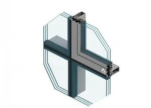 MB-SR50N EFEKT Fasada półstrukturalna | Aluprof