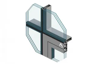 MB-SR50N EFEKT Fasada półstrukturalna | Aluprof