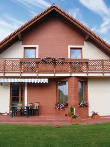 Elewacja Dream House - 01 Rubinowa czerwień tekstury