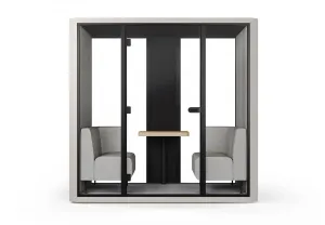 Budka akustyczna dwuosobowa BBOX pliki cad, dwg 2D, 3D, 3ds | BALMA | NOWOŚĆ