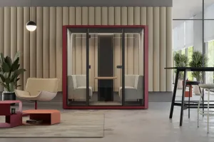 Budka akustyczna dwuosobowa BBOX pliki cad, dwg 2D, 3D, 3ds | BALMA | NOWOŚĆ