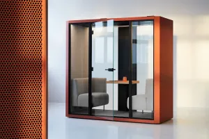 Budka akustyczna dwuosobowa BBOX pliki cad, dwg 2D, 3D, 3ds | BALMA | NOWOŚĆ