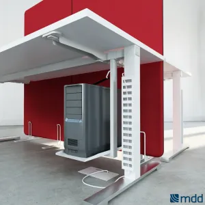 Meble pracownicze MDD Yan T pliki 3ds, dwg