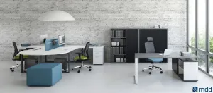Meble pracownicze MDD Ogi Q pliki 3ds, dwg