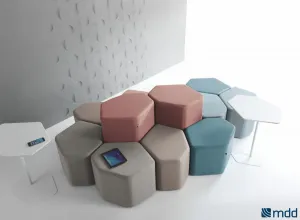 Soft seating MDD - pufy BAZALTO | pliki CAD, 3D DWG, 3DS