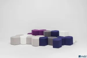 Soft seating MDD - pufy BAZALTO | pliki CAD, 3D DWG, 3DS
