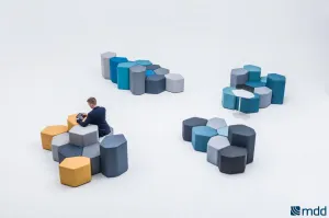 Soft seating MDD - pufy BAZALTO | pliki CAD, 3D DWG, 3DS