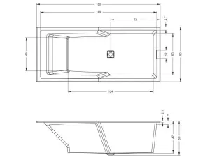 RIHO | Wanna Still Shower LED Elite pliki cad, dwg, dxf, 3DS, aco, max, skp