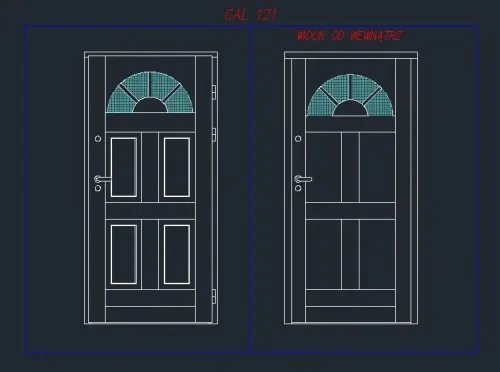 DRZWI Cal 121