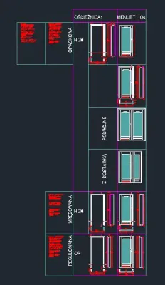DRZWI Cal Menuet 10s
