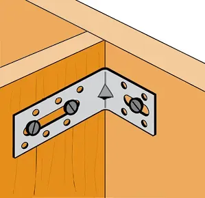 Złącze kątowe wzmocnione E  :: pliki cad: dwg 2d | dwg 3D | rfa