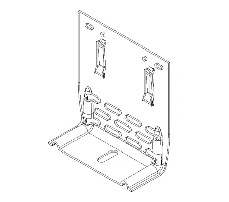 Karta konsol AGS HI+ Z3 VC-Y-Z-SLIDING | konsole pliki cad, dwg, 2d, rfa dla Revit