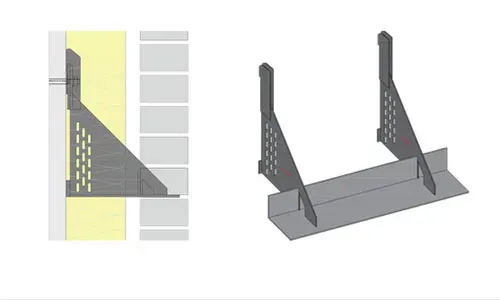 Konsole do okładzin klinkierowych | AGS