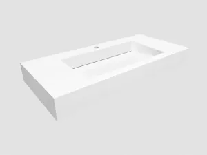 Umywalki LINEA IDEAL z odpływem liniowym pliki 3DS, DWG, SKP | CRISTALSTONE | LUXUM