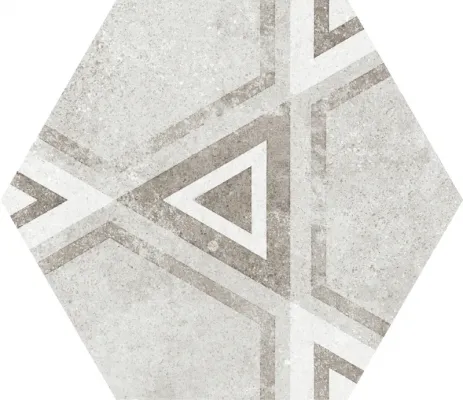 Gres EQUIPE 22099 Hexa Cement GARDEN GREY 01_K 17,5x20