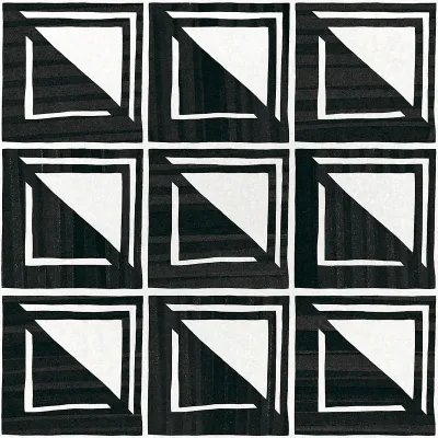 Gres EQUIPE 22105 CAPRICE DECO B&W B1 20x20