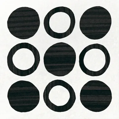 Gres EQUIPE 22105 CAPRICE DECO B&W J1 20x20 tekstura