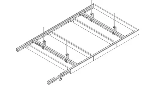 METAL U-Profile Cross-Connected | System zawieszeń do sufitów metalowych