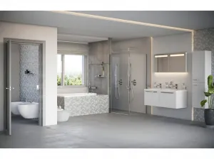Ścianka stała Chrome CPS 80,90,100cm | Ravak