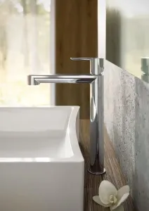 Bateria umywalkowa stojąca PURI wysoka 320 mm | NOWOŚĆ RAVAK