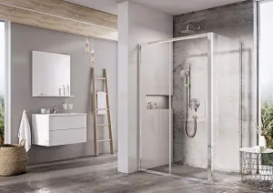 Kabina prysznicowa Blix Slim BLSDP2 + BLSPS pliki dwg, 3ds, dxf, max, aco | Ravak | Nowość