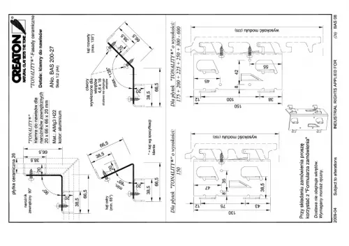 BAS Klamry do nawisow