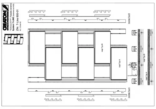 Ceramiczne płytki elewacyjne system adaptacyjny T-Line
