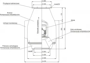 Wentylatory kanałowe przeciwwybuchowe VENTO Ex-200