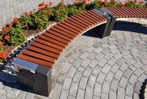 3. Ławka bez oparcia 001324 | Kolekcja INTAL | Komserwis