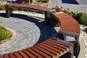 3. Ławka bez oparcia 001324 | Kolekcja INTAL | Komserwis