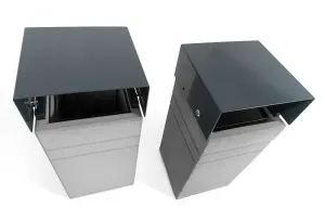 Betonowe kosze na śmieci 003330, 003332 pliki cad | Kolekcja BRNO | Komserwis