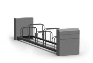 Betonowy stojak rowerowy 008305 pliki cad | Kolekcja BRNO | Komserwis