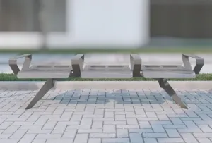 Ławka bez oparcia pliki dwg, 3ds, dxf, gsm, skp | Kolekcja MOBI | Komserwis