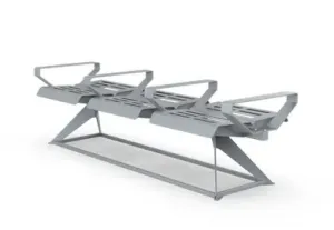 Ławka bez oparcia pliki dwg, 3ds, dxf, gsm, skp | Kolekcja MOBI | Komserwis