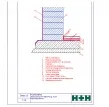Posadowienie na płycie fundamentowej SILIKAT F 25 gr. 50cm pliki dwg | H+H Silikaty