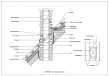 Recticel - BIBLIOTEKI CAD - DACH SKOŚNY | POWERROOF Wykończenie przy kominie - Detal pliki cad