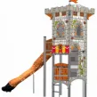 Wieża Średniowiecze prostokątna J4700-GM | Wykończenie ŚREDNIOWIECZE | Grafic Games | Educarium