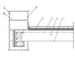 Strop kanałowy, wysokość 24 cm, oparcie jednostronne na ścianie zewnętrznej YTONG 40 cm – przekrój podłużny