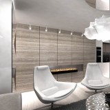 salon z kominkiem